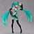 voordelige Anime actiefiguren-Anime Action Figures geinspireerd door Vocaloid Hatsune Miku PVC 14 cm CM Modelspeelgoed Speelgoedpop