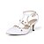 cheap Women&#039;s Sandals-Women&#039;s Shoes Leatherette Spring / Summer Stiletto Heel Buckle White / Black / Pink