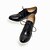 abordables Zapatos Oxford de mujer-Mujer-Plataforma-PlataformaExterior Oficina y Trabajo Vestido Informal-Semicuero-Negro Blanco Plata Oro