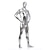 cheap Zentai Suits-Shiny Zentai Suits Catsuit Skin Suit Adults&#039; Spandex Latex Cosplay Costumes Sex Men&#039;s Women&#039;s Solid Colored Halloween / Leotard / Onesie / Leotard / Onesie / High Elasticity