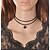 billiga Modehalsband-Dam Chokerhalsband / Halsring / Gotiska smycken - Spets Tatueringsstil, Gotiskt, Mode Svart Halsband Smycken Till Bröllop, Party, Dagligen / tatuering Choker