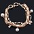 cheap Religious Jewelry-Women&#039;s Crystal Chain Bracelet - Pearl, Crystal, Imitation Diamond Luxury, Fashion Bracelet Golden For Christmas Gifts / Party / Daily