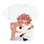 cheap Everyday Cosplay Anime Hoodies &amp; T-Shirts-Inspired by Fairy Tail Cosplay Anime Cosplay Costumes Cosplay T-shirt Print Short Sleeves T-shirt For Men&#039;s Women&#039;s