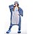 cheap Kigurumi Pajamas-Adults&#039; Kigurumi Pajamas Owl Animal Onesie Pajamas Polar Fleece Blue Cosplay For Men and Women Animal Sleepwear Cartoon Festival / Holiday Costumes / Leotard / Onesie / Leotard / Onesie