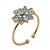 cheap Rings-Women&#039;s Statement Ring - Alloy Flower, Sunflower Birthstones One Size Black / Blue / Pink For Party / Daily / Casual