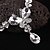 זול סטים של תכשיטים-בגדי ריקוד נשים סט תכשיטים עגילים תכשיטים לבן עבור Party יוֹם הַשָׁנָה ארוסים