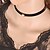 cheap Necklaces-Women&#039;s Choker Necklace Torque Gothic Jewelry Tattoo Style Fashion Lace Fabric Black Necklace Jewelry For Wedding Party Daily Casual / Tattoo Choker Necklace