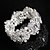 ieftine Brățări-Transparent Lanț Brățări rotunde Imitație de Perle Bijuterii brățară Argintiu Pentru Nuntă Petrecere Ocazie specială Zi de Naștere Logodnă
