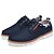 cheap Men&#039;s Oxfords-Men&#039;s Shoes Leather Winter Spring Summer Fall Comfort Flat Heel Lace-up for Casual White Black Brown Blue