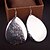 cheap Earrings-Drop Earrings Dangle Earrings For Women&#039;s Party Wedding Casual Alloy Hollow Out Gold Silver / Daily