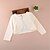 cheap Wraps &amp; Shawls-Long Sleeves Cotton Lace Wedding Party Evening Casual Wedding  Wraps Kids&#039; Wraps Shrugs