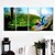 abordables Impressions-Toile Paysage Moderne Animal Quatre Panneaux Carré Décoration murale Décoration d&#039;intérieur
