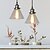 voordelige Hanglampen-Plafond Lichten &amp; hangers Sfeerverlichting Anderen Metaal Glas Ministijl 110-120V / 220-240V Lamp Niet Inbegrepen / E26 / E27
