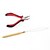 Χαμηλού Κόστους Εργαλεία &amp; Αξεσουάρ-Εργαλεία για Εξτένσιον Αλουμίνιο Σκουφάκια περούκας / Κιτ αξεσουάρ / Περούκα κόλλα Πένσα / Βελόνες για μικρούς κύκλους 1 pcs Καθημερινά Κλασσικό Κόκκινο