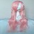 Χαμηλού Κόστους Περούκες μεταμφιέσεων-Συνθετικές Περούκες Κυματιστό Στυλ Περούκα Κόκκινο Ροζ Καστανοκόκκινο Συνθετικά μαλλιά Γυναικεία Περούκα