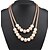 Недорогие Бусы-Women&#039;s Pearl Statement Necklace Layered Necklace Double Mother Daughter Statement Ladies European Fashion Pearl Alloy Gold Necklace Jewelry For Party Special Occasion Birthday Gift / Pearl Necklace