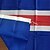 olcso Léggömb-az izlandi zászló poliészter zászló 5 * 3 láb 150 * 90 cm-es kiváló minőségű olcsó áron természetbeni lövészet