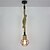 tanie Światła wiszące-16cm(6.3 inch) Styl MIni Lampy widzące Metal Malowane wykończenia Vintage 110-120V / 220-240V