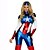 cheap Movie &amp; TV Theme Costumes-Super Heroes Cosplay Costume Women&#039;s Movie Cosplay 1# / 2# / 3# Leotard / Onesie Hat Christmas Halloween New Year Patent Leather PVC(PolyVinyl Chloride)