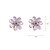 preiswerte Ohrringe-Ohrstecker Blume Luxus Party Büro Freizeit Diamantimitate Ohrringe Schmuck Leicht Grün / Rosa Für 2 Stück