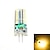 halpa Kaksikantaiset LED-lamput-1kpl 3 W LED Bi-Pin lamput 2800-3200/4500-6000 lm G4 T 64 LED-helmet SMD 3014 Koristeltu Lämmin valkoinen Kylmä valkoinen 220-240 V / 1 kpl / RoHs
