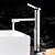 cheap Bathroom Sink Faucets-Bathroom Sink Faucet - Rotatable / Pullout Spray Chrome Deck Mounted Single Handle One HoleBath Taps