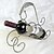 cheap Wine Racks-Fashion  Creative wine rack Wrought iron frame Grape Leaf