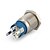 preiswerte Schalterelektronik fürs Auto-19mm 12v 5a blaue LED momentaner Druckknopf Metallschalter für Auto Silber