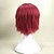cheap Synthetic Trendy Wigs-Synthetic Wig Straight With Bangs Synthetic Hair Wig Women&#039;s Capless Red
