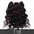 halpa Luonnollisen väriset ja kiharat hiustenpidennykset-4 pakettia Hiuskudokset Brasilialainen Kihara Runsaat laineet Hiukset Extensions Virgin-hius Hiukset kutoo / Lyhyt / 10A