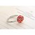 cheap Rings-Women&#039;s Statement Ring Red Green Blue Silver Plated Party Jewelry Adjustable