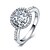 זול Fashion Ring-בגדי ריקוד נשים טבעת הצהרה - מצופה כסף מידה אחת One Size כסף עבור Party