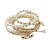 voordelige Armband-Parel Kralenarmband Feest Werk Informeel Vintage Sierstenen Edelsteen &amp; Kristal Armband sieraden Wit Voor Feest / Strass