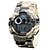 cheap Sport Watches-SANDA Men&#039;s Sport Watch / Wrist Watch / Digital Watch Alarm / Calendar / date / day / Chronograph Rubber Band Camouflage Red / Green / Grey / LCD