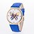 cheap Fashion Watches-Women&#039;s Wrist Watch Quartz Leather Black / White / Blue Hot Sale Analog Butterfly Fashion - White Black Yellow One Year Battery Life / Tianqiu 377