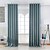 cheap Curtains &amp; Drapes-Curtains Drapes Bedroom Solid Colored Linen / Polyester Blend