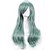 preiswerte Kostümperücke-Synthetische Perücken Wogende Wellen Stil Kappenlos Perücke Grün Blau Rosa Synthetische Haare Damen Perücke Halloween Perücke
