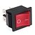 preiswerte Schalterelektronik fürs Auto-5 x rot Ein-Aus-Taste 4-Pin-Wippschalter Auto Fahrzeug DIY hochwertigen