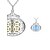 preiswerte Halsketten-Modische Halsketten Anhängerketten Schmuck Hochzeit / Party / Alltag versilbert Silber / Blau / Grün / Lila 1 Stück Geschenk
