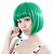 cheap Costume Wigs-Synthetic Wig Straight Straight Bob Wig Green Synthetic Hair Women&#039;s Green