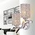 olcso Fali világítótestek-CXYlight Modern / kortárs Fali lámpák Kompatibilitás Fém falikar 110-120 V 220-240 V Max 60W