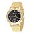 זול שעונים אופנתיים-בגדי ריקוד נשים שעוני אופנה יהלוםSimulated שעון קווארץ זהב אנלוגי לבן שחור