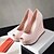 cheap Women&#039;s Heels-Women&#039;s Wedding Casual Dress Wedge Heel Customized Materials White Pink