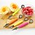 cheap Kitchen Utensils &amp; Gadgets-2in1 Stainless Steel Fruit Balls Corrugated Carve Patterns Knife Random Color