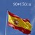 billige Ballonger-spain flag nasjon polyester banner flyr tilpasset flagg over hele verden verdensomspennende utendørs (ingen flaggstang)