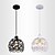 cheap Pendant Lights-20 cm(7.87 inch) Crystal / Mini Style Pendant Light Metal Painted Finishes Modern Contemporary 110-120V / 220-240V