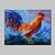 preiswerte Tiergemälde-Handgemalte Pop - Art Horizontal, Modern Segeltuch Hang-Ölgemälde Haus Dekoration Ein Panel