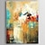 cheap Abstract Paintings-Oil Painting Hand Painted Abstract Modern Stretched Canvas / Rolled Canvas With Stretched Frame or Rolled Without Frame