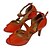 cheap Latin Shoes-Women&#039;s Latin Shoes / Ballroom Shoes / Salsa Shoes Faux Leather Sandal Customized Heel Customizable Dance Shoes / Suede