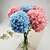 baratos Flor artificial-Flores artificiais 1 Ramo Estilo Europeu Hortênsia Flor de Mesa